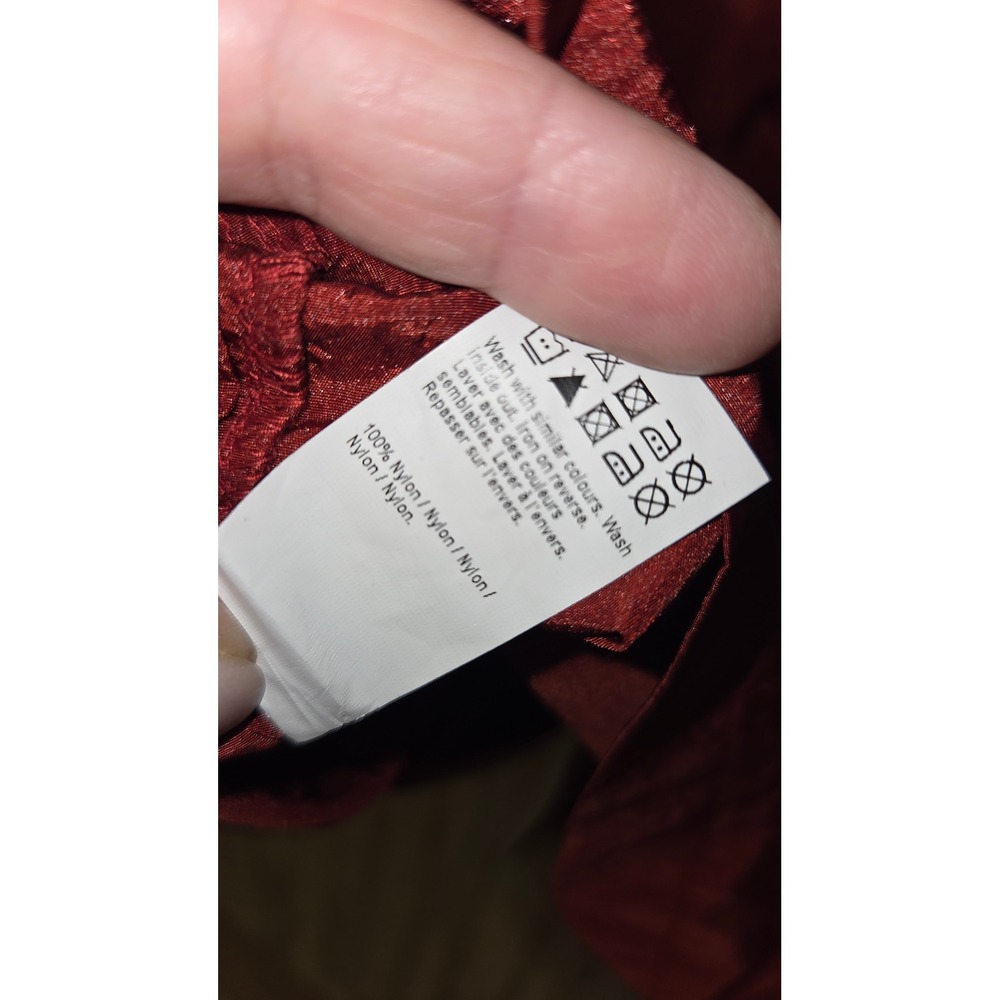 River Island men XL Lightweight Button Nylon Shirt Jacket Windbreaker - Picture 6 of 6